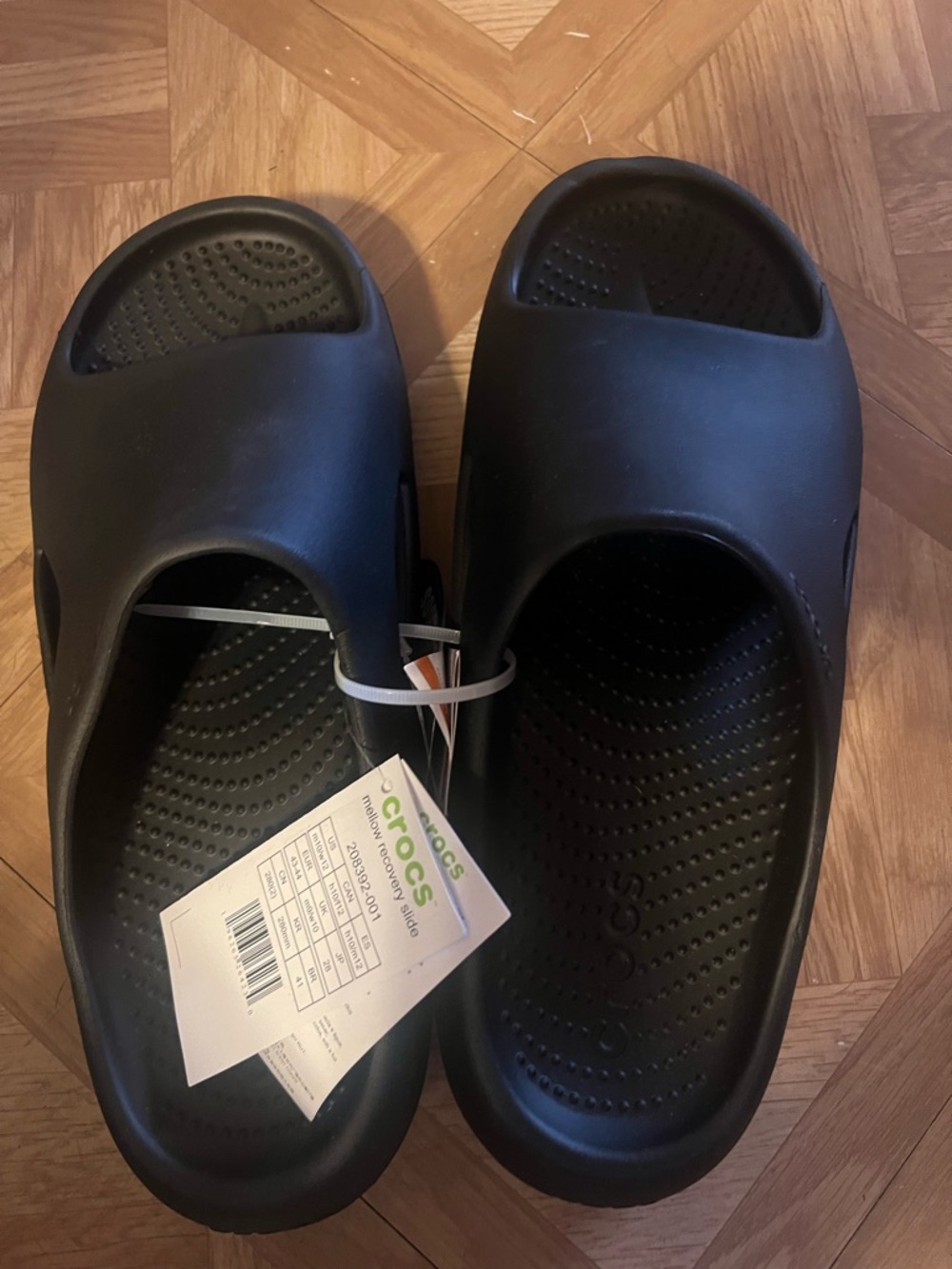CROCS Men's Black Slide Clogs